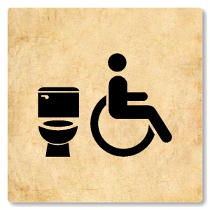 WC invalidé, 148x148mm, pergamen, Nevada